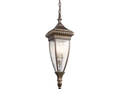 LED Historische Außen Hängeleuchte, Bronze Ø18cm