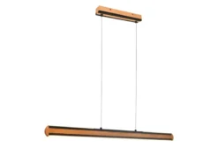 LED Holzbalken Pendelleuchte DEACON dimmbar, Breite 110cm