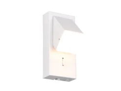 LED Innen Wandleuchte RAGLAN schwenkbar mit Schalter Weiß, Höhe 15cm