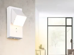 LED Innen Wandleuchte RAGLAN schwenkbar mit Schalter Weiß, Höhe 15cm