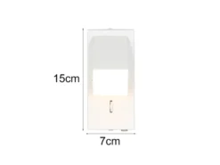 LED Innen Wandleuchte RAGLAN schwenkbar mit Schalter Weiß, Höhe 15cm