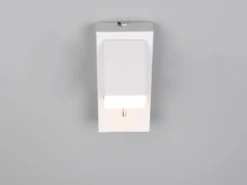 LED Innen Wandleuchte RAGLAN schwenkbar mit Schalter Weiß, Höhe 15cm