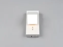 LED Innen Wandleuchte RAGLAN schwenkbar mit Schalter Weiß, Höhe 15cm