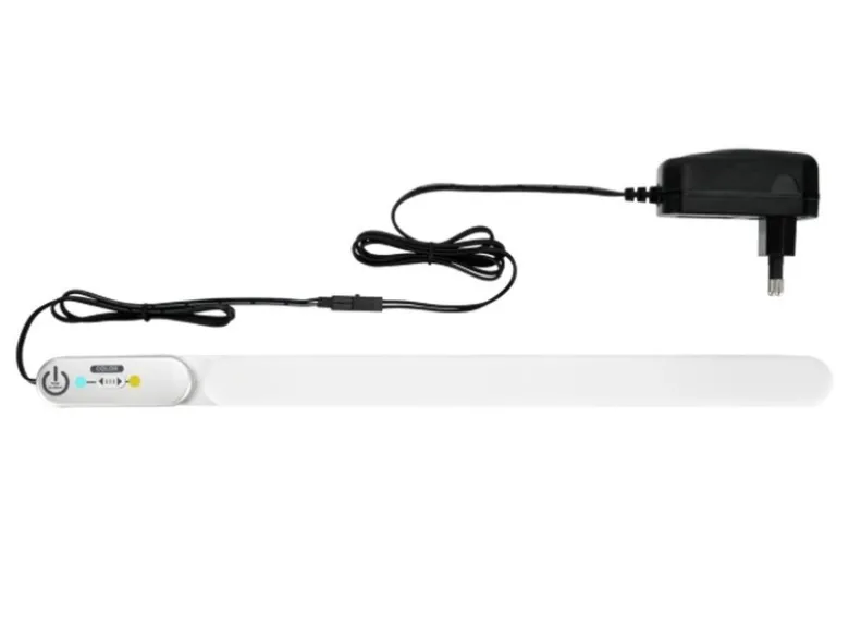 LED Küchen Unterbauleuchten SET flach für Eckmontage, Gesamtlänge 90cm