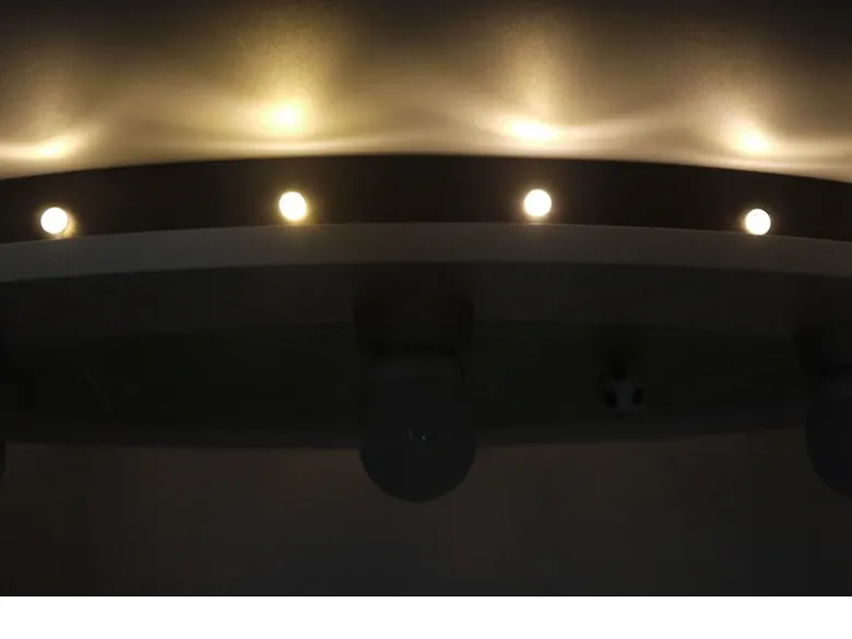 LED Kinder Deckenleuchte Fußball-Stadion mit Zugschalter für LED-Schlummerlicht