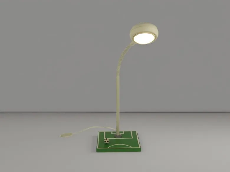 LED Kinder Schreibtischlampe mit Fußballmotiv & Flexarm, Höhe 37cm