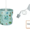 LED Kinderzimmer Dreh-Pendelleuchte Lampenschirm drehend Motiv Zanimo
