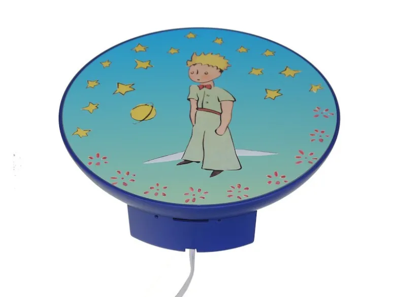LED Kinderzimmer Wandlampe Kleiner Prinz Blau, Ø 25cm