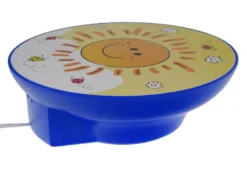 LED Kinderzimmer Wandlampe SUNNY Gelb, Sonnenmotiv, Ø 25cm