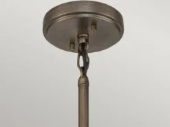 LED Kleine Industrial Pendelleuchte für Innen & Außen, Bronze Ø15cm
