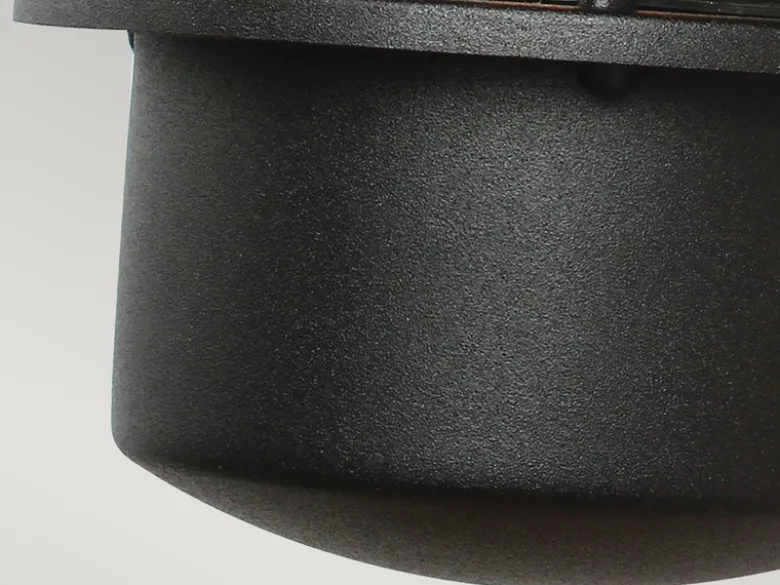 LED Moderne Außen Wandlaterne aus Edelstahl, Schwarz Höhe 24cm