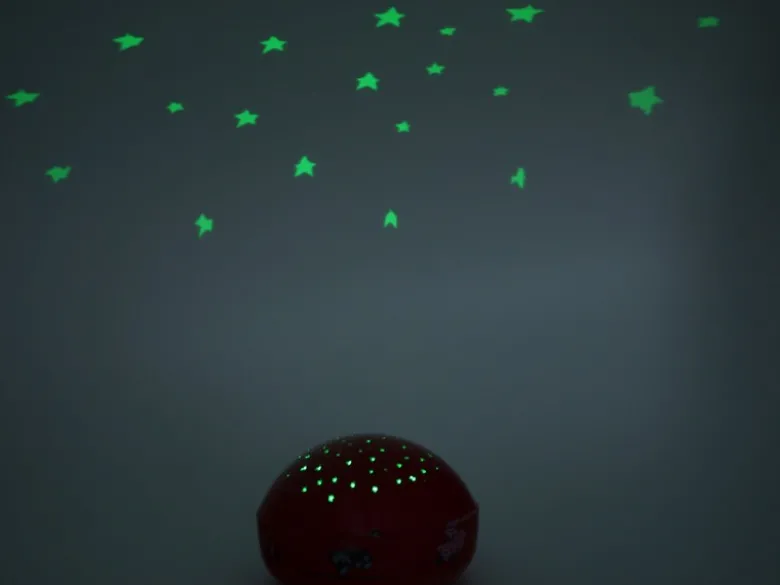 LED Nachtlicht BOBBY CAR, Sternprojektor, LED-Farbwechsler mit 3 Farben
