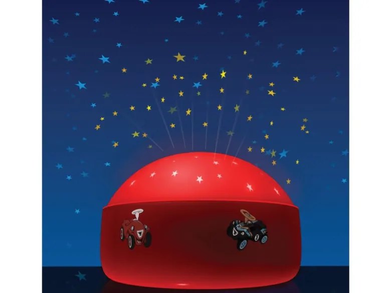 LED Nachtlicht BOBBY CAR, Sternprojektor, LED-Farbwechsler mit 3 Farben