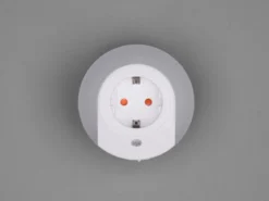 LED Nachtlichter 2er SET Plug-in mit Steckdose & Dämmerungssensor - Ø 9cm