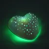 LED Nachtlicht SOLAR HEART, projiziert Herzen/Sterne, mit Solar/USB aufladbar