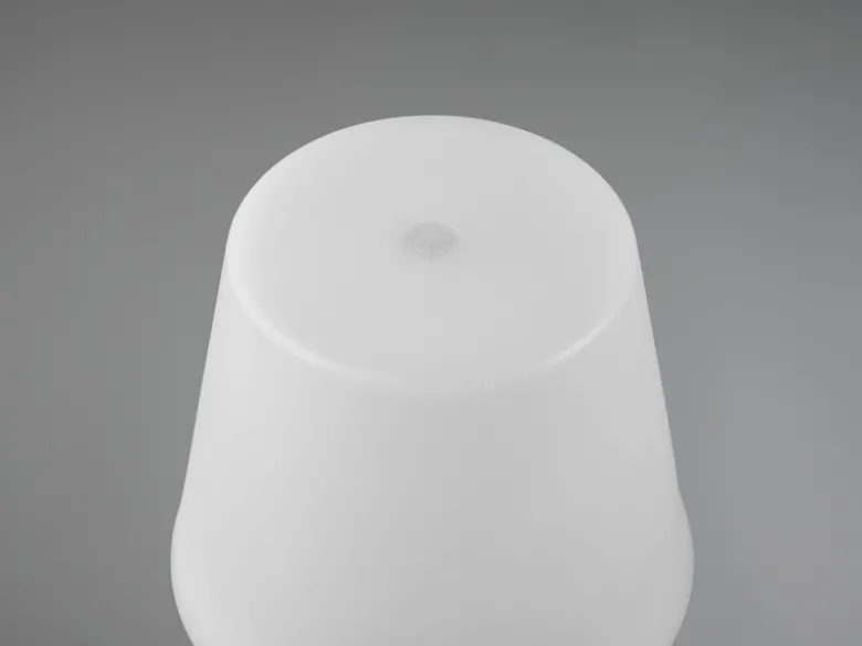 LED Outdoor Akku Tischleuchte MARTINEZ touch dimmbar, Weiß 39cm
