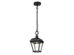 LED Outdoor Hängelampe Kettenlaterne Landhausstil, max. Höhe 141cm