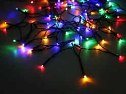 LED Outdoor Solar Lichterkette RGB Weihnachtsbeleuchtung, Länge 12 Meter