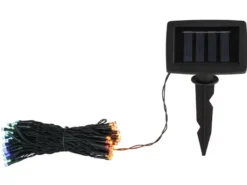 LED Outdoor Solar Lichterkette RGB Weihnachtsbeleuchtung, Länge 12 Meter