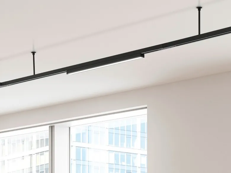 LED Panel Schwarz Breite 50,5cm für 2-Phasen Schienensystem DUOline