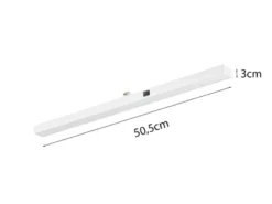 LED Panel Weiß Breite 50,5cm für 2-Phasen Schienensystem DUOline