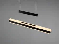 LED Pendelleuchte ARCOLA ausziehbar höhenverstellbar Schwarz, max. Breite 152cm