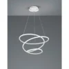 LED Pendelleuchte BOLOGNA Metall Weiß matt 3 Stufen Dimmer, Ø 50cm