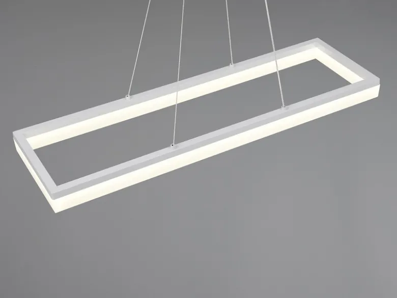 LED Pendelleuchte CAMINO modern in Weiß, Breite 70cm