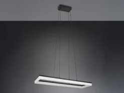 LED Pendelleuchte CAMINO modern in Schwarz, Breite 70cm
