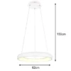 LED Pendelleuchte CARDONA groß Weiß, dimmbar & 3 Lichtfarben, Ø 62cm
