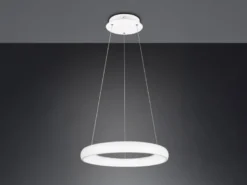 LED Pendelleuchte CARDONA groß Weiß, dimmbar & 3 Lichtfarben, Ø 62cm