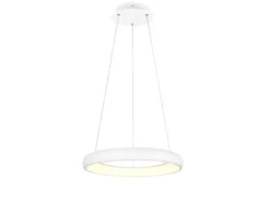 LED Pendelleuchte CARDONA groß Weiß, dimmbar & 3 Lichtfarben, Ø 62cm
