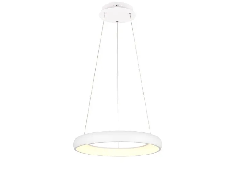 LED Pendelleuchte CARDONA groß Weiß, dimmbar & 3 Lichtfarben, Ø 62cm
