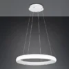LED Pendelleuchte CARDONA groß Weiß, dimmbar & 3 Lichtfarben, Ø 75cm