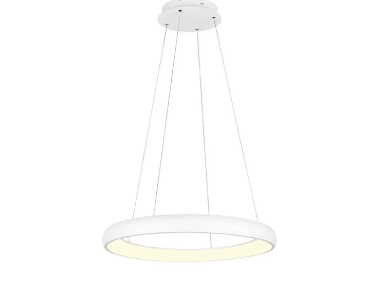 LED Pendelleuchte CARDONA groß Weiß, dimmbar & 3 Lichtfarben, Ø 75cm