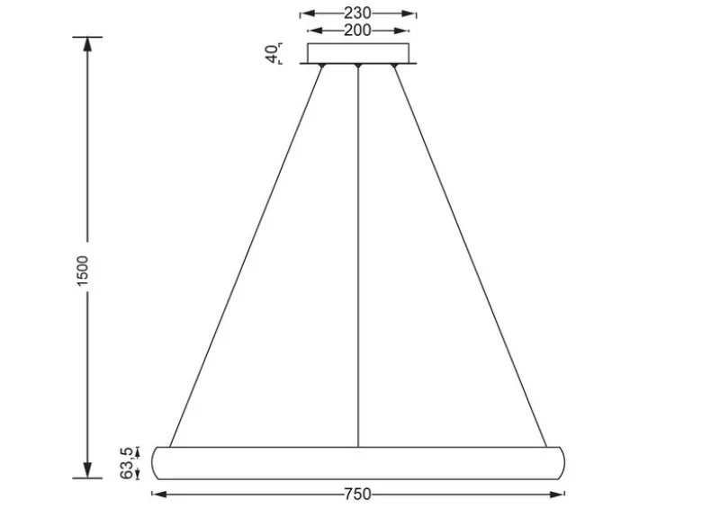LED Pendelleuchte CARDONA groß Weiß, dimmbar & 3 Lichtfarben, Ø 75cm