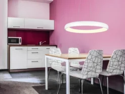 LED Pendelleuchte CARDONA groß Weiß, dimmbar & 3 Lichtfarben, Ø 75cm