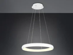 LED Pendelleuchte CARDONA groß Weiß, dimmbar & 3 Lichtfarben, Ø 75cm