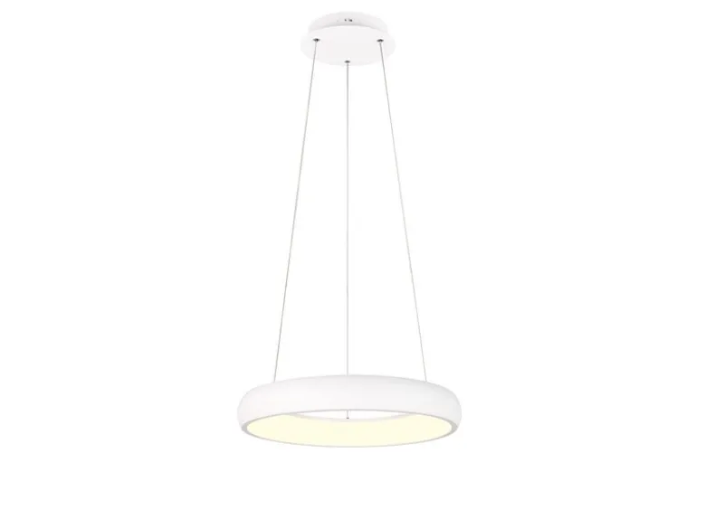LED Pendelleuchte CARDONA Weiß, dimmbar & 3 Lichtfarben, Ø 46,5cm