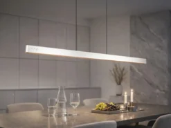 LED Pendelleuchte DONEGAL elektrisch höhenverstellbar, Tageslicht, Breite 150cm