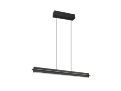 LED Pendelleuchte EMERSON höhenverstellbar & dimmbar, Schwarz, Breite 95cm