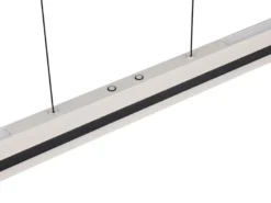LED Pendelleuchte EMERSON höhenverstellbar & dimmbar, Hellgrau, Breite 95cm