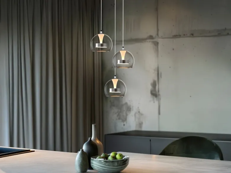 LED Pendelleuchte FLYNT mit Switch Dimmer & Lichtfarbe einstellbar, Ø 42cm