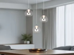 LED Pendelleuchte FLYNT mit Switch Dimmer & Lichtfarbe einstellbar, Ø 42cm