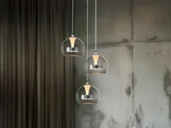 LED Pendelleuchte FLYNT mit Switch Dimmer & Lichtfarbe einstellbar, Ø 42cm