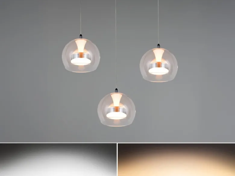 LED Pendelleuchte FLYNT mit Switch Dimmer & Lichtfarbe einstellbar, Ø 42cm