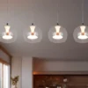 LED Pendelleuchte FLYNT mit Switch Dimmer & Lichtfarbe einstellbar, Breite 97cm
