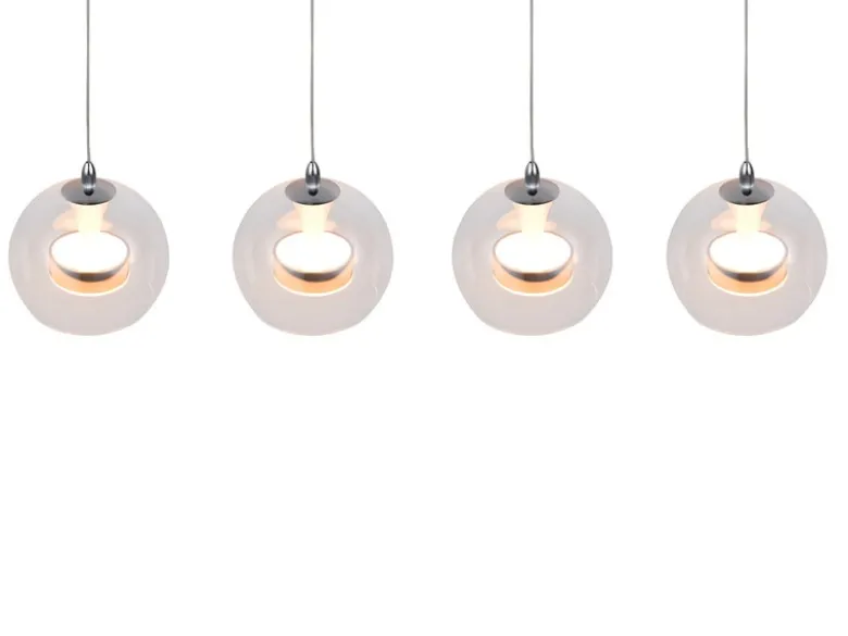 LED Pendelleuchte FLYNT mit Switch Dimmer & Lichtfarbe einstellbar, Breite 97cm
