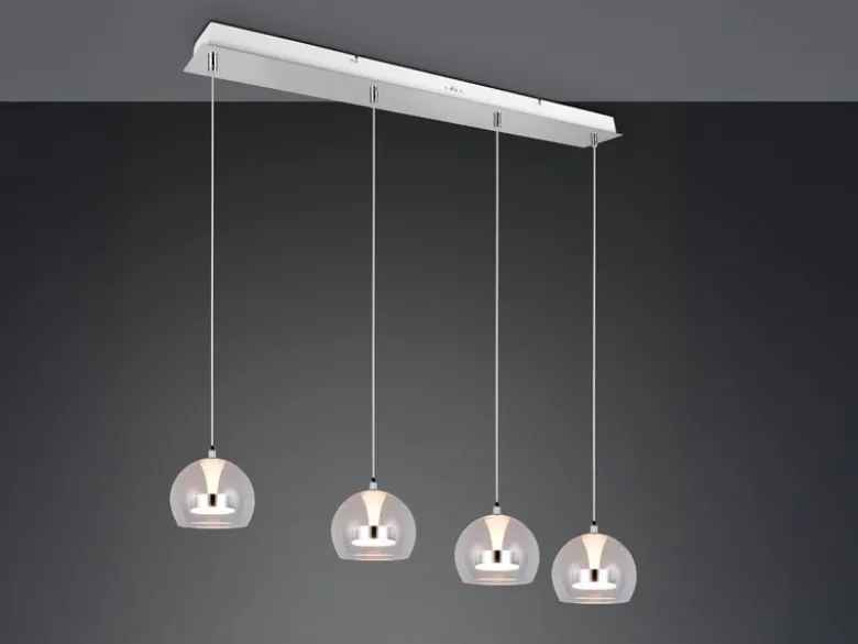 LED Pendelleuchte FLYNT mit Switch Dimmer & Lichtfarbe einstellbar, Breite 97cm