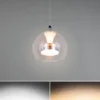LED Pendelleuchte FLYNT mit Switch Dimmer & Lichtfarbe einstellbar, Ø 20cm